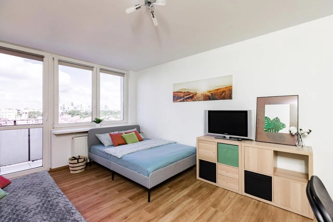 Superapart Saska 48A, Sleek 6Th-Floor Studio With Balcony & Elevator Access Warszawa